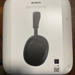 Sony WH-1000XM6 Wireless Noise-Canceling Headphones - Black