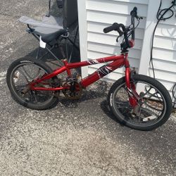 Red Mongoose Bmx bike