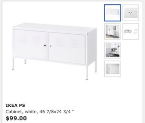 IKEA PS Cabinet, white, 46 7/8x24 3/4 - IKEA