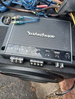 Rockford fosgate amp and speakers