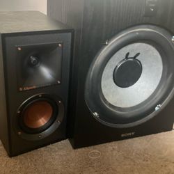 Speakers And Sub For Home Theater 
