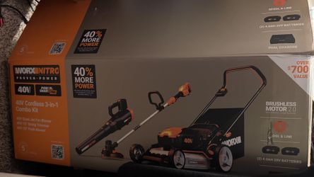 3in1 Lawn Mower, Weedeater, Blower