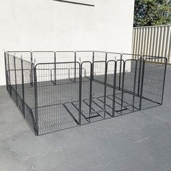 $270 (BRAND NEW) Large 10x10 FT Heavy Duty 48” Tall 16-Panel Pet Playpen Dog Crate Kennel Exercise Cage Fence 