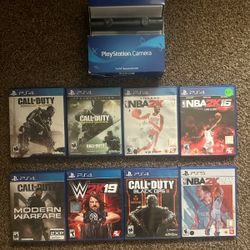 Ps4 Games & Camera 