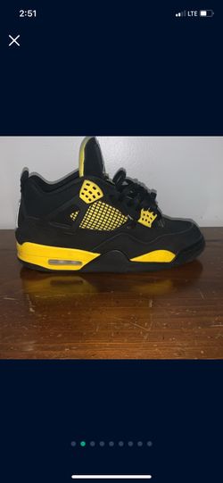 Jordan 4 Yellow Thunder( Size 10) if you want more pics ill send