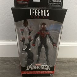 Marvel Legends Spider-Man Miles Morales Figure Space Venom Wave