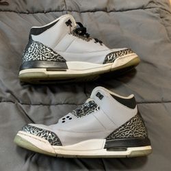 Jordan 3 Wolf grey size 7