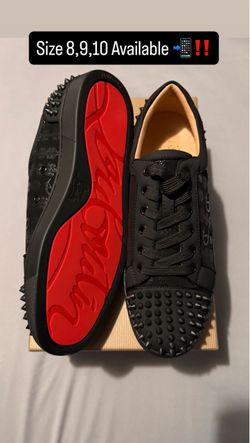 Red bottoms with spikes and design
