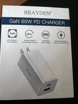 USB BRAYDEN Charger Blocks, 60W iPhone USB Type C Wall Charging Power Blocks