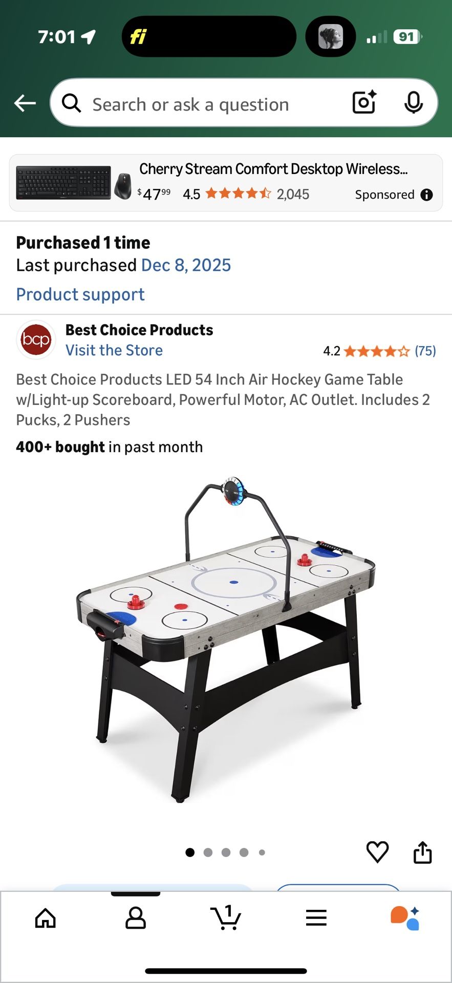 Air Hockey Table