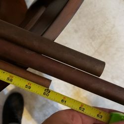 3 Long Copper Pipes