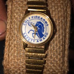 Colt Firearms Gold Plated Watch