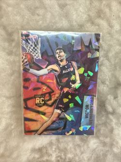 Victor Wembanyama Rare 2023 Kaboom Dynasty Cracked ICE HOLO RC Rookie Promo