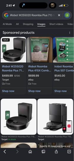 iRobot Roomba Max 715 + Self-Emptying Dock