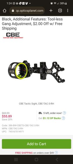 Cbe Tactic Bow Sight