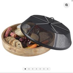 Lazy Susan Serve Tray With Cover 