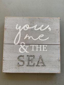 Wooden Wall Decor Beach Sea