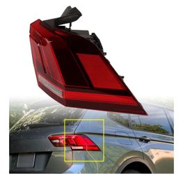 Right Taillight Replacement for 2018-2023 Volkswagen Tiguan