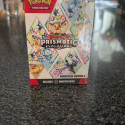 Pokémon Scarlett And Violet Prismatic Evolution Booster Bundle 