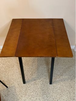 Wooden Folding Table and 2 Chairs