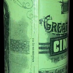 Vintage Great American Tea Company Spice Tin Cinnamon NM