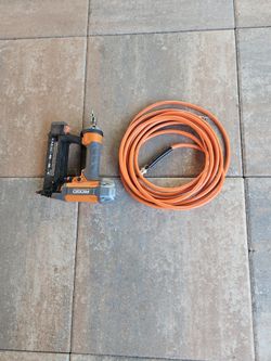 Nail gun  with hose