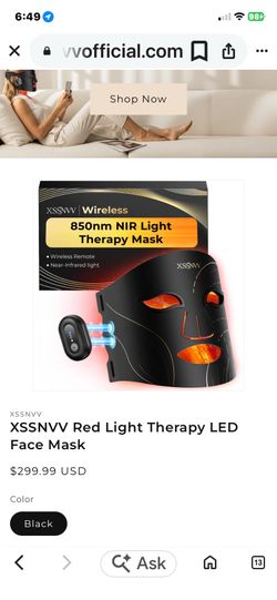 Infrared wireless facemask