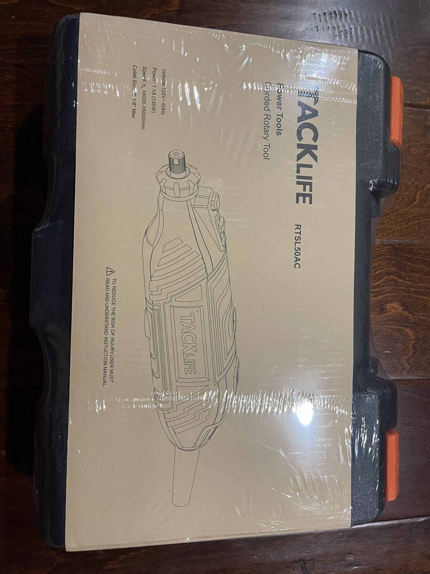 TACKLIFE RTSL50AC Rotary Tool Kit, 135W Upgraded Powerful Motor with Variable Speed, 150pcs Rotary Tool Accessories with MultiPro Keyless Chuck & Flex