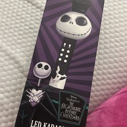 Jack skeleton karaoke microphone