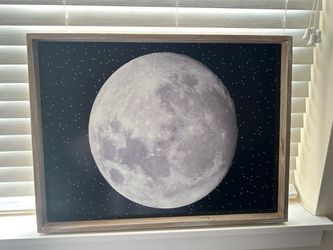 Moon wall art for kids room