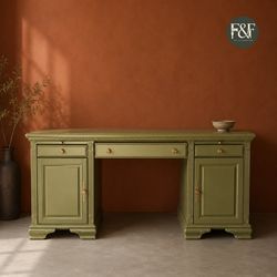 Olive Green Desk