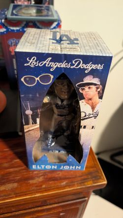 Elton John dodgers bobblehead in box