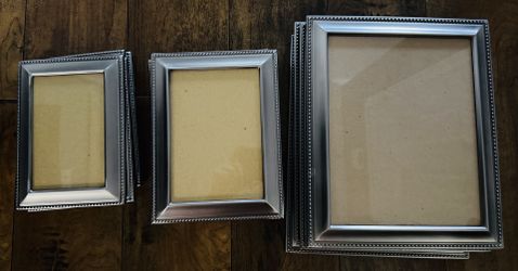 Set Of Silver Picture Frames