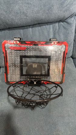 Over-the-Door Mini Basketball Hoop with Scoreboard