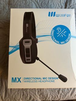 Willfui MX Wireless Headphone w/Directional Mic Design