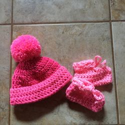 Baby Hat And Booties
