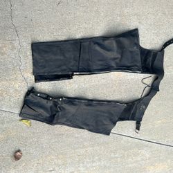Leather Chaps Size Xl