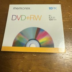 Memorex DVD+RW (10 Pack)