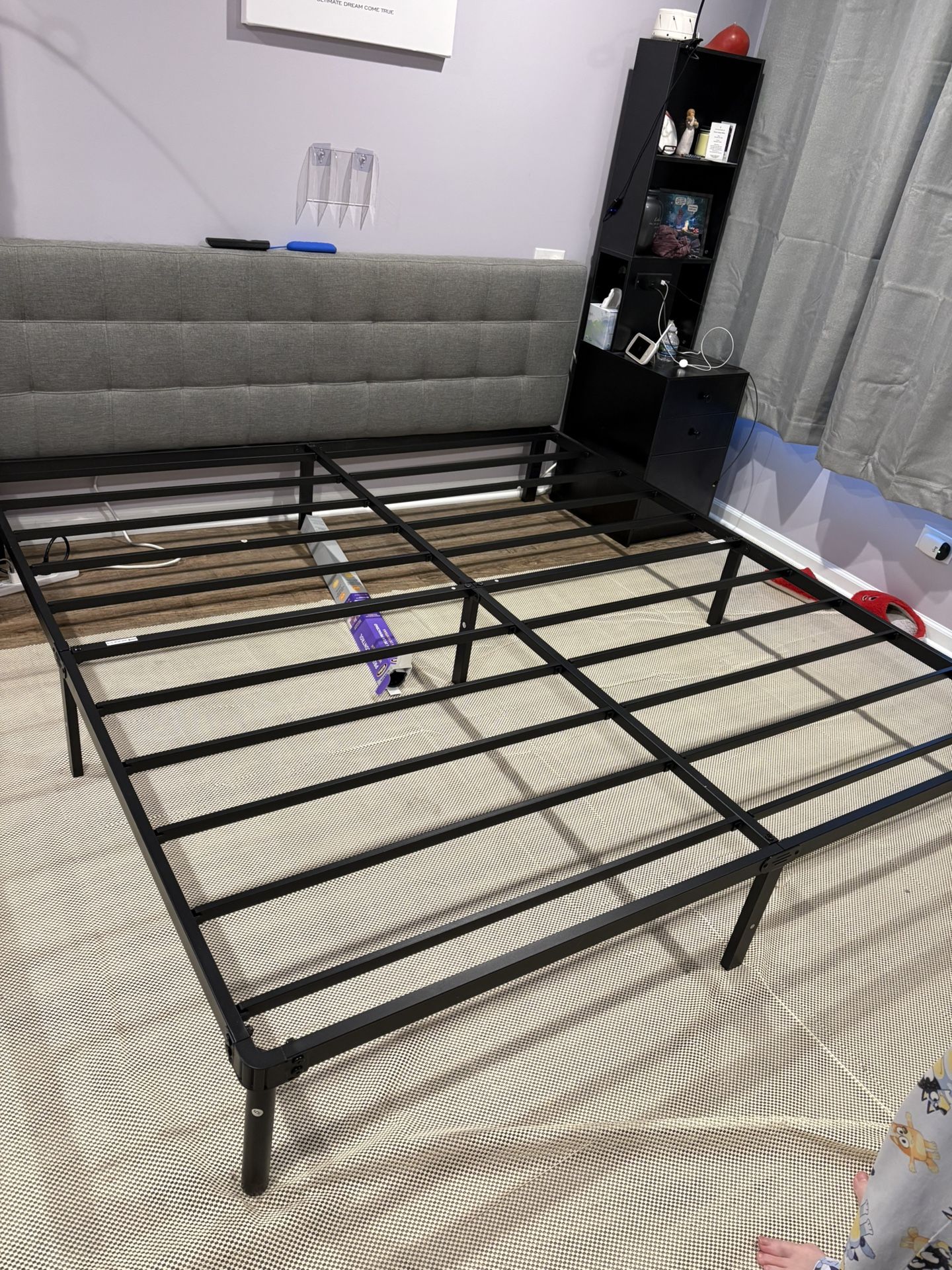 King Bed Frame With Or Without Headboard