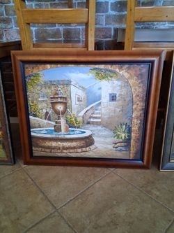 Fountain Venice Paris Paintings