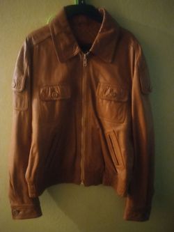 JACKET LEATHER SIZE SMALL ADULT