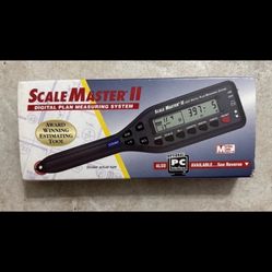 Open Box Scale Master II v3.0 6130 Digital Plan Measuring System w Case