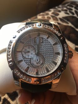 New Mark Ecko leather watch