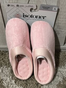 Pink Isotoner Slippers