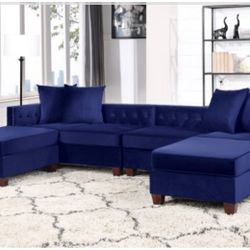 Sectional Sofa + Ottoman