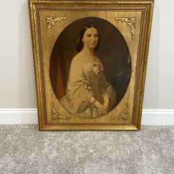 Antique Southern Belle Portrait