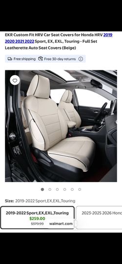 Honda accord leather seat covers