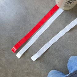 Reflective Tape Strips. 
