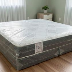 New KING Size Mattress With Box Spring set Colchones Nuevos KING Size Mattress Set bed frames sold separately