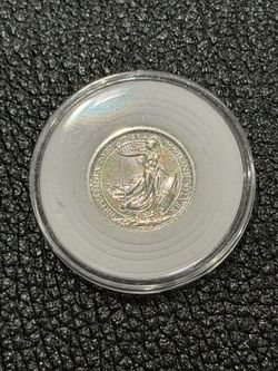 2023 1/4 oz Silver Britannia Coin King Charles III .999 Fine Silver 50 Pence BU